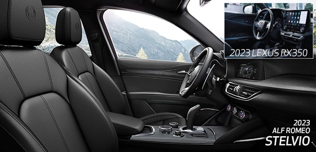 2023 Alfa Romeo Stelvio heated leather upholstery