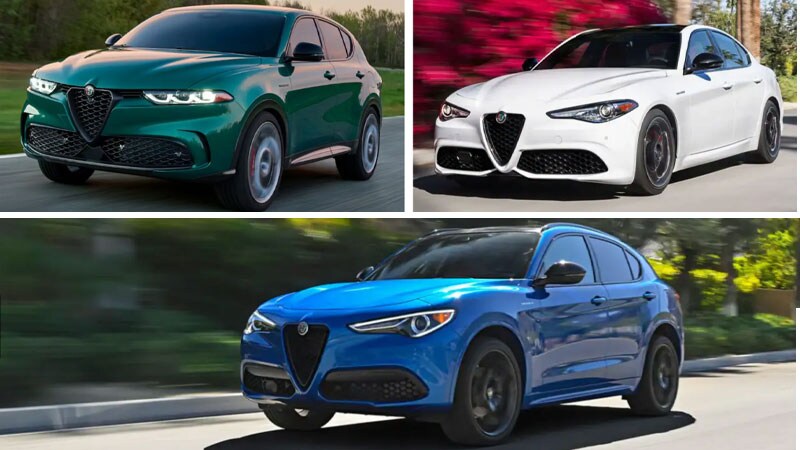 2023 Alfa Romeo Tonale , 2023 Alfa Romeo Giulia , 2023 Alfa Romeo Stelvio