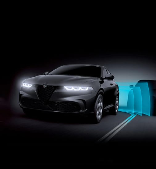 2023 Alfa Romeo Tonales Blind Spot Monitoring With Rear Path Detection Feature