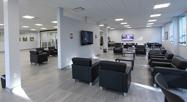 Ramsey Alfa Romeo Fiat Service waiting room