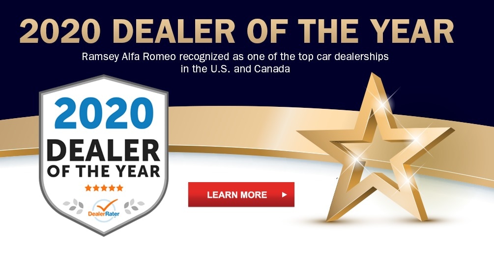2020 DealerRater Alfa Romeo Dealer of the Year
