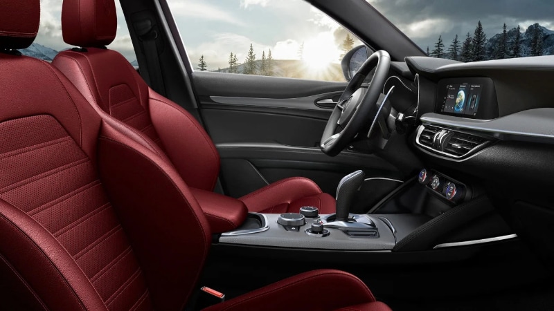 2025 Alfa Romeo Giulia Interior seating and Infotainment System