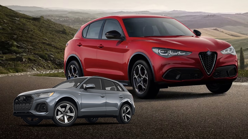 2024 Alfa Romeo Stelvio vs. 2025 Audi Q5 comparison review