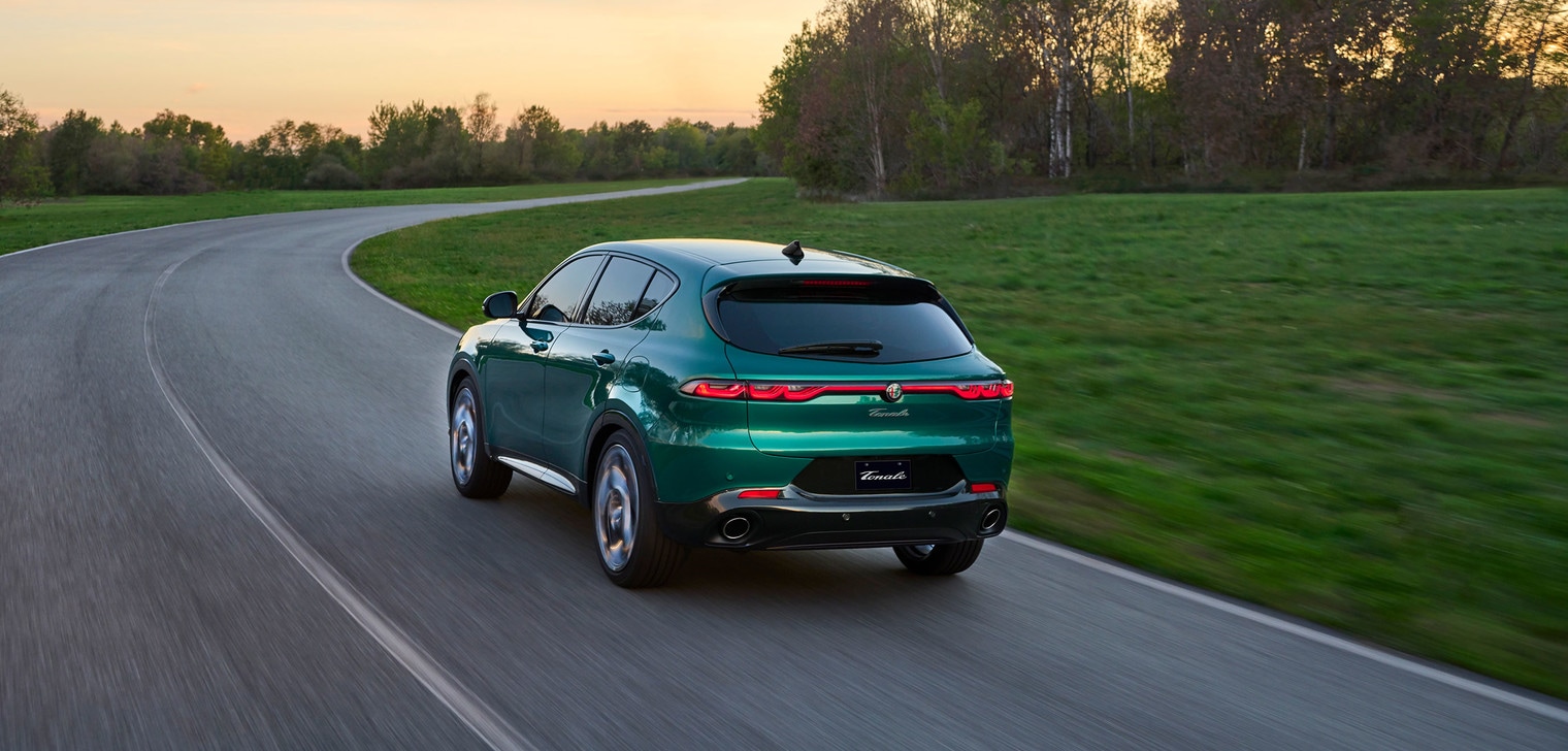 2026 Alfa Romeo Tonale front grille and LED headlights Ramsey Alfa Romeo in Ramsey, NJ