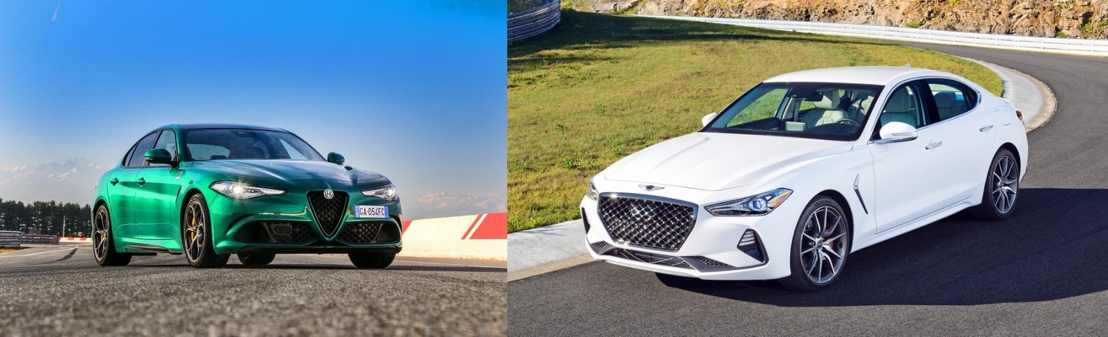 Alfa Romeo Giulia vs Genesis G70