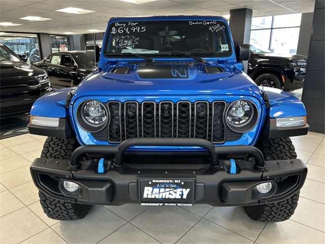 Certified 2023 Jeep Wrangler 4xe Rubicon 4XE with VIN 1C4JJXR61PW690897 for sale in Ramsey, NJ