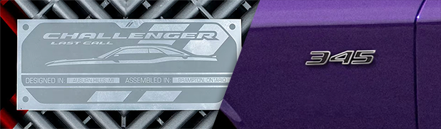 2023 Challenger Last Call commemorative badging