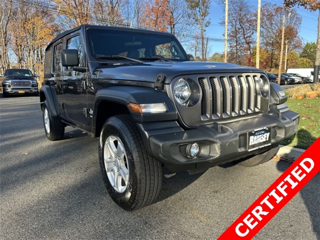 Certified 2020 Jeep Wrangler Unlimited Sport SUV
