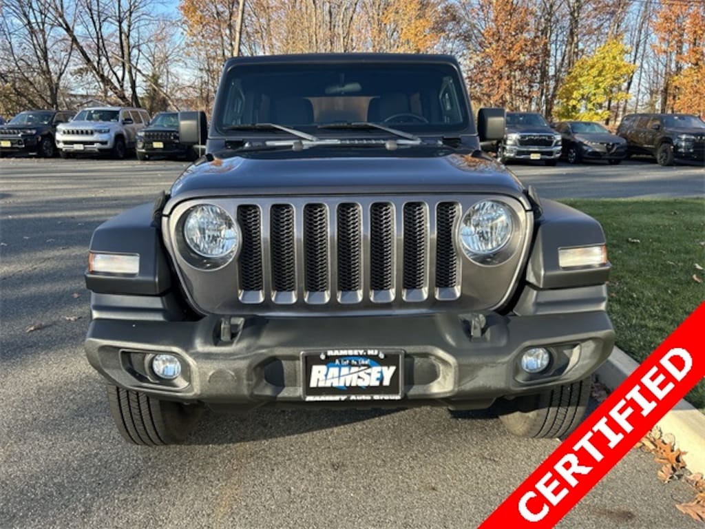 Certified 2020 Jeep Wrangler Unlimited Sport SUV