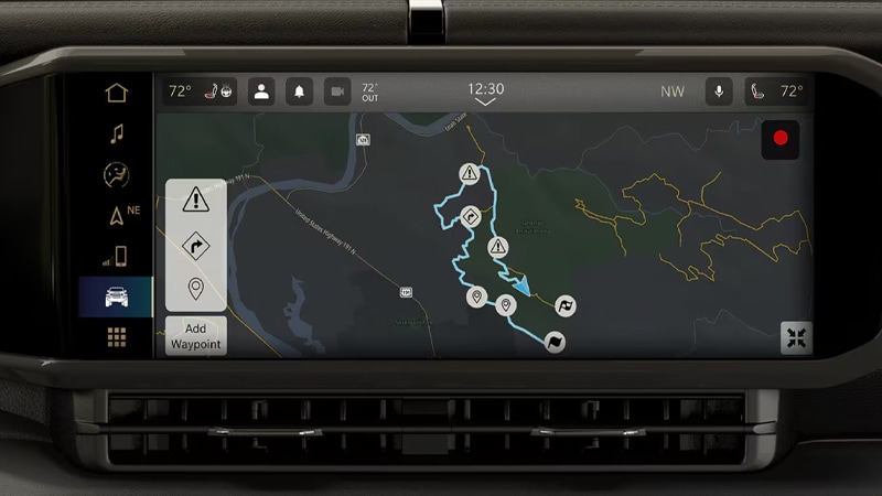 2025 Jeep Wrangler 12.3-inch touchscreen