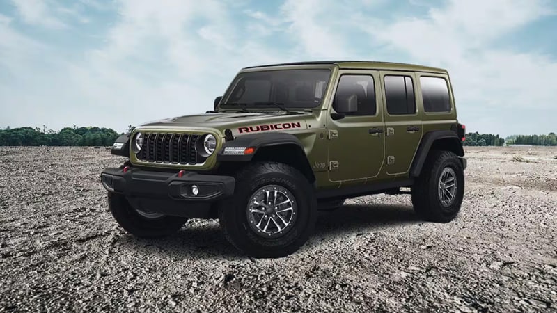 2025 Jeep Wrangler Rubicon Olive Drab exterior