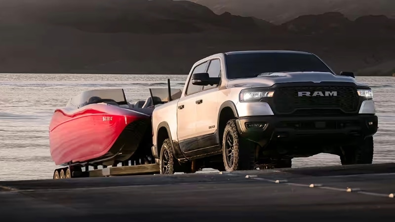 2025 Ram 1500 Towing A Boat