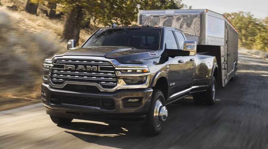 2026 Ram 3500 Towing a trailer 