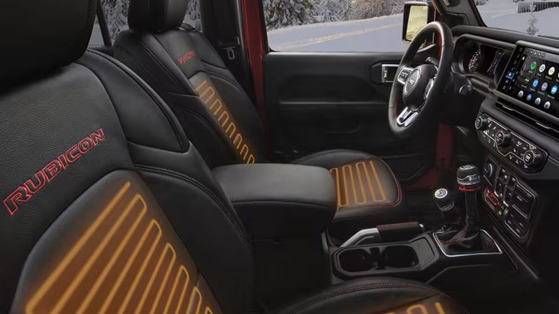 2025 Jeep Wrangler Rubicon heated front seats