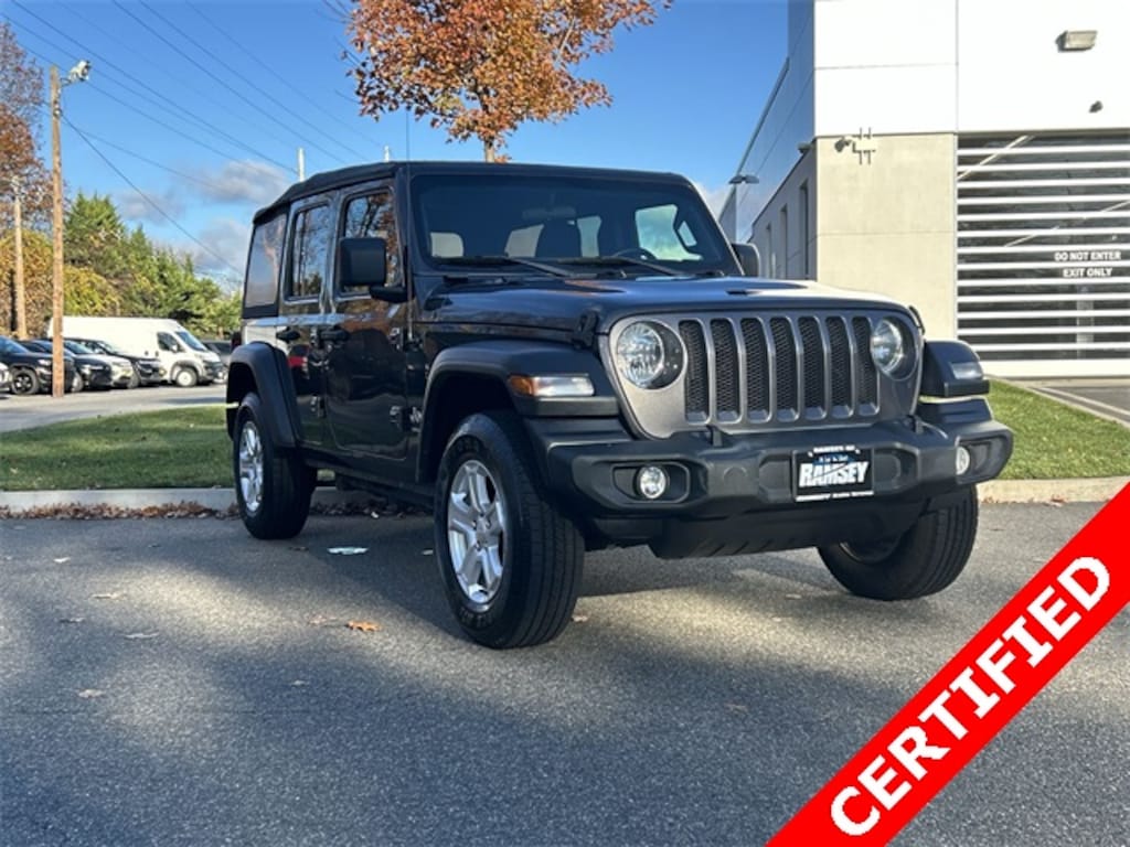 Certified 2020 Jeep Wrangler Unlimited Sport SUV