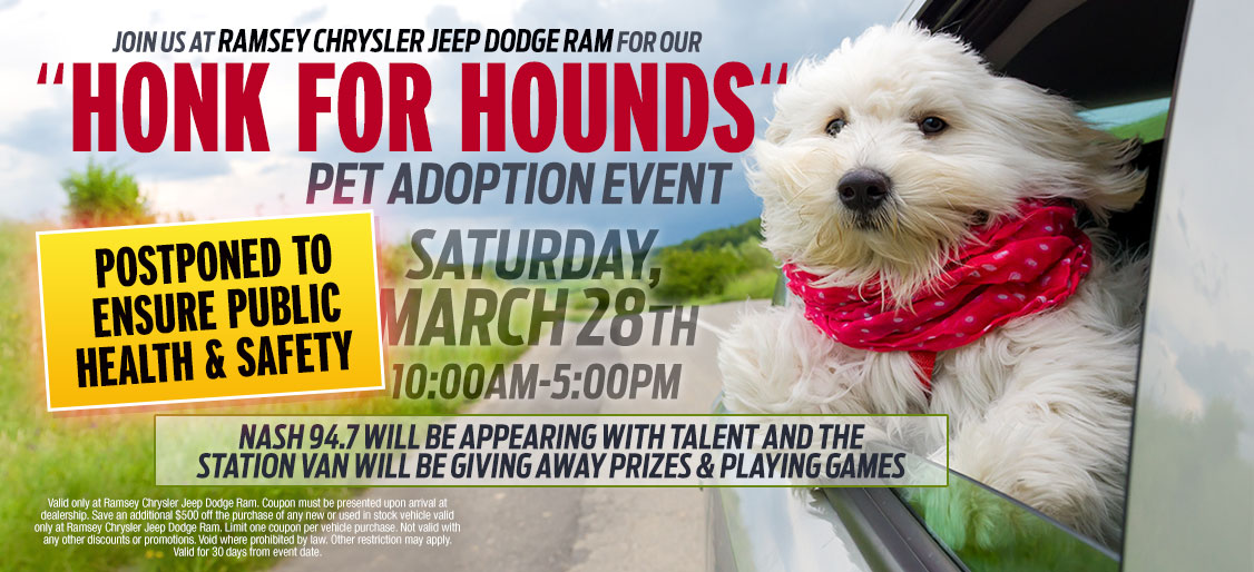 Honk For Hounds Pet Adoption Event