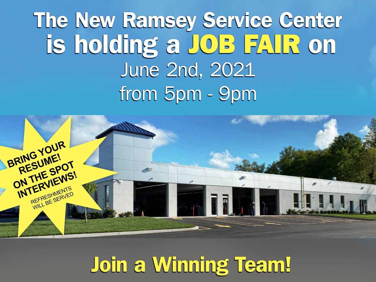 Ramsey Fiat Service Center Job Fair