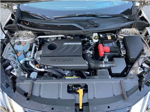 2023 nissan rogue engine bay