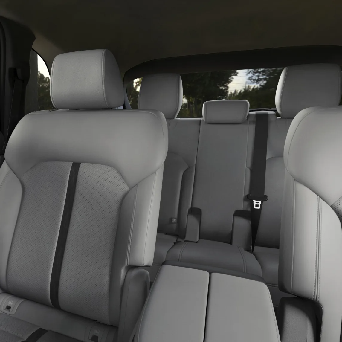 Interior view of the 2026 Mazda CX-90 cabin featuring Caturra Brown Nappa Leather upholstery.