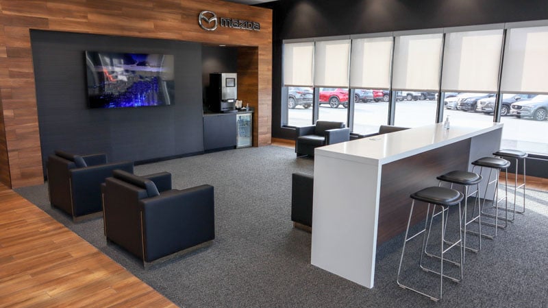 ramsey mazda showroom to trade your vehicle in