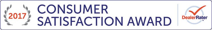 2017 DealerRater Consumer Satisfaction Award