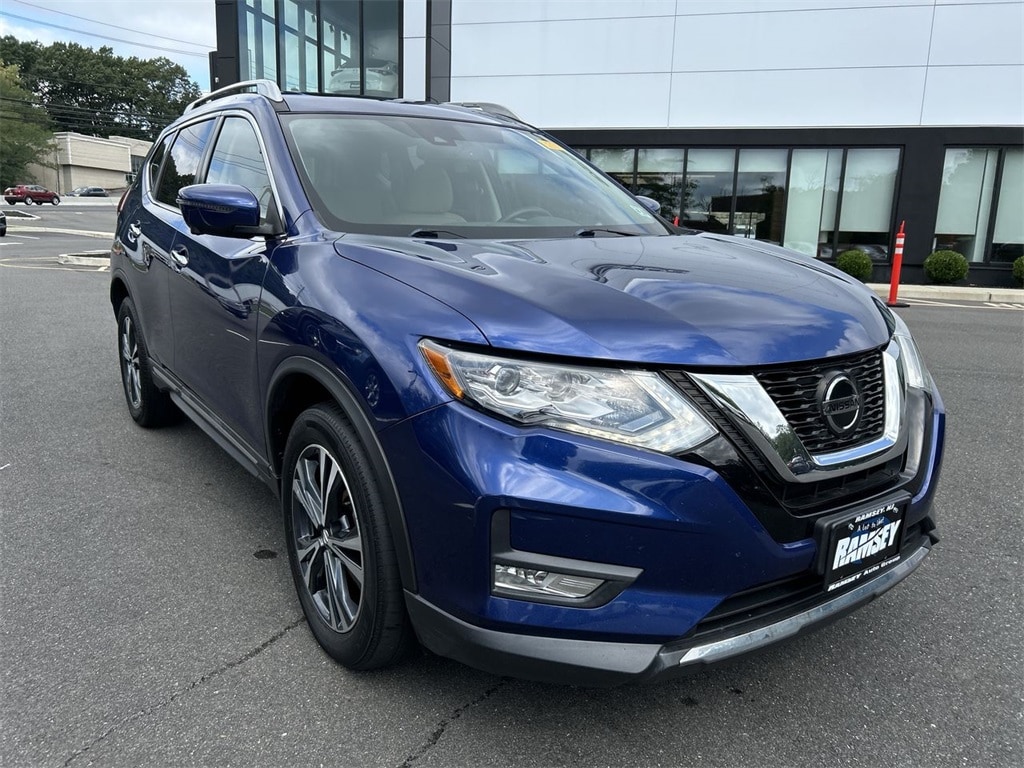 Used 2018 Nissan Rogue SL with VIN 5N1AT2MV1JC801027 for sale in Ramsey, NJ