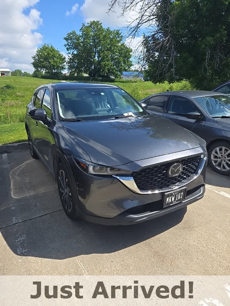 Used 2022 Mazda CX-5 S Premium package with VIN JM3KFBDMXN0636004 for sale in Urbandale, IA