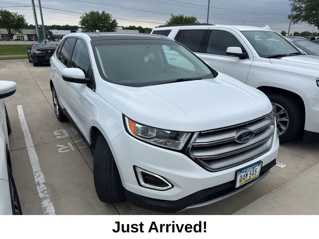 Used 2015 Ford Edge SEL with VIN 2FMTK4J90FBB95676 for sale in Urbandale, IA