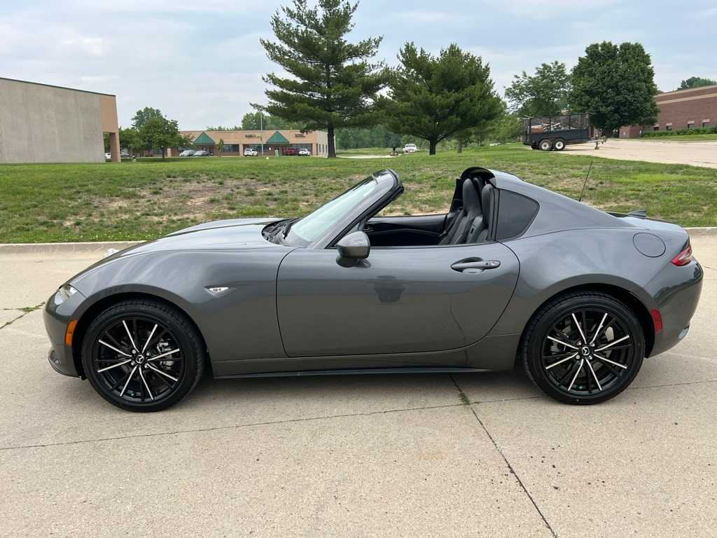 Used 2024 Mazda MX-5 Miata RF Grand Touring with VIN JM1NDAM75R0609833 for sale in Urbandale, IA