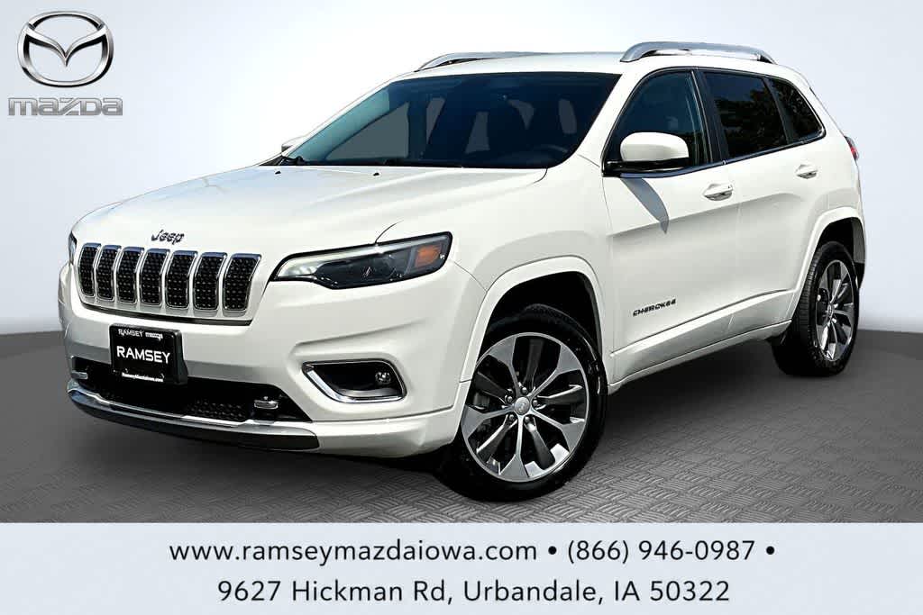 Used 2019 Jeep Cherokee Overland with VIN 1C4PJMJX2KD415458 for sale in Urbandale, IA