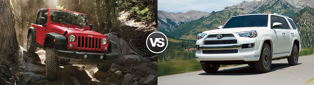 2016 Jeep Wrangler vs Toyota 4Runner