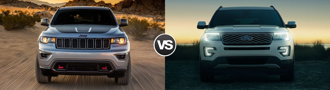 2017 Jeep Grand Cherokee vs 2017 Ford Explorer
