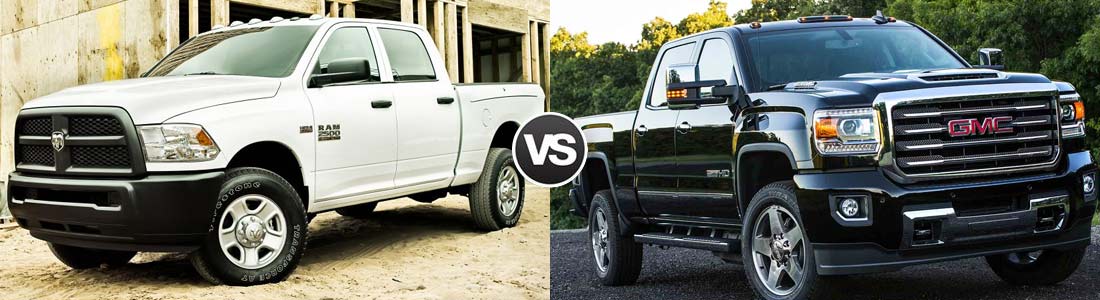 2017 Ram 2500 vs 2017 GMC Sierra 2500HD