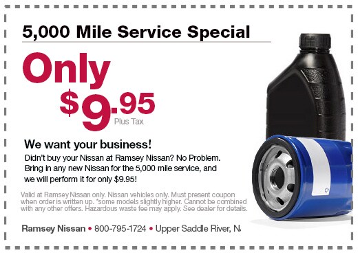 Nissan Oil Change Coupons Nj ~ Perfect Nissan