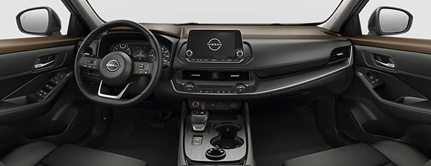 2023 Rogue charcoal leatherette-seating for five