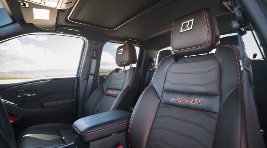 2026 Nissan Frontier Interior Seating , Nissan Brand Stitching