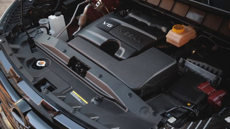 2025 Nissan Pathfinder has a 3.5-liter V6 engine that produces 284 horsepower