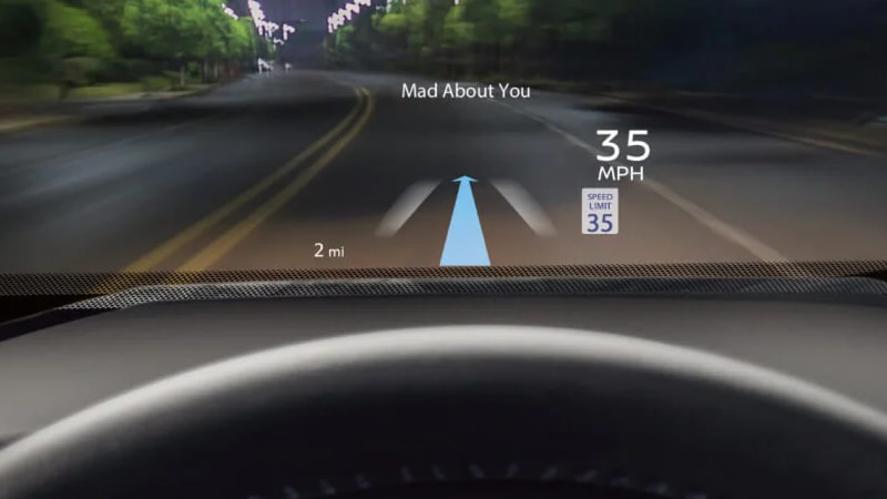 2025 Nissan Rogue HeadsUp Display