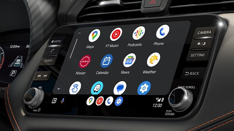 2024 Versa 7.0-inch touchscreen infotainment system