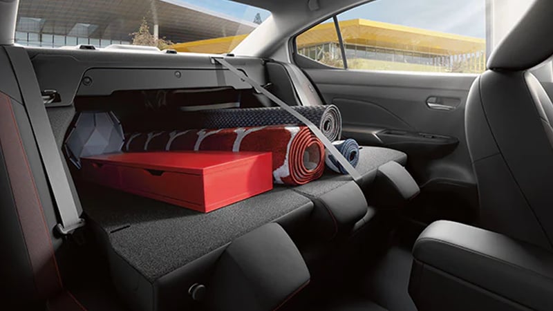 2024 Nissan Versa versatile storage options