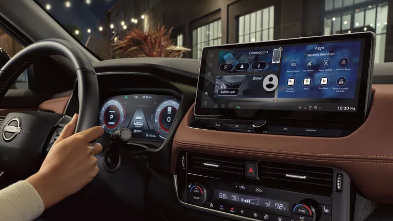 2025 Nissan Rogue Google Maps Infotainment System