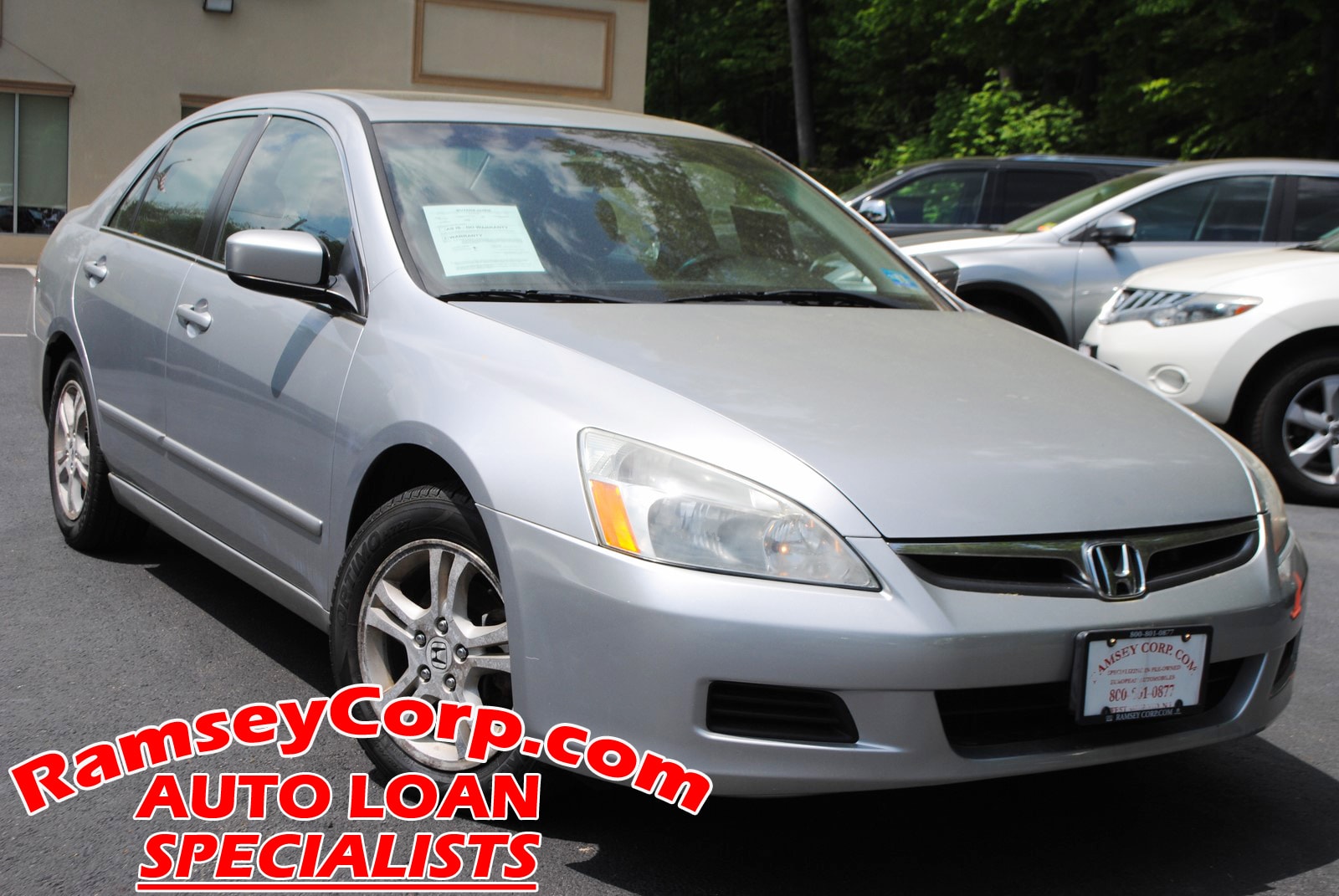 for 2003 2007 Honda Accord Sedan FT Front Bumper Reinforcement 4Cyl//6Cyl Steel