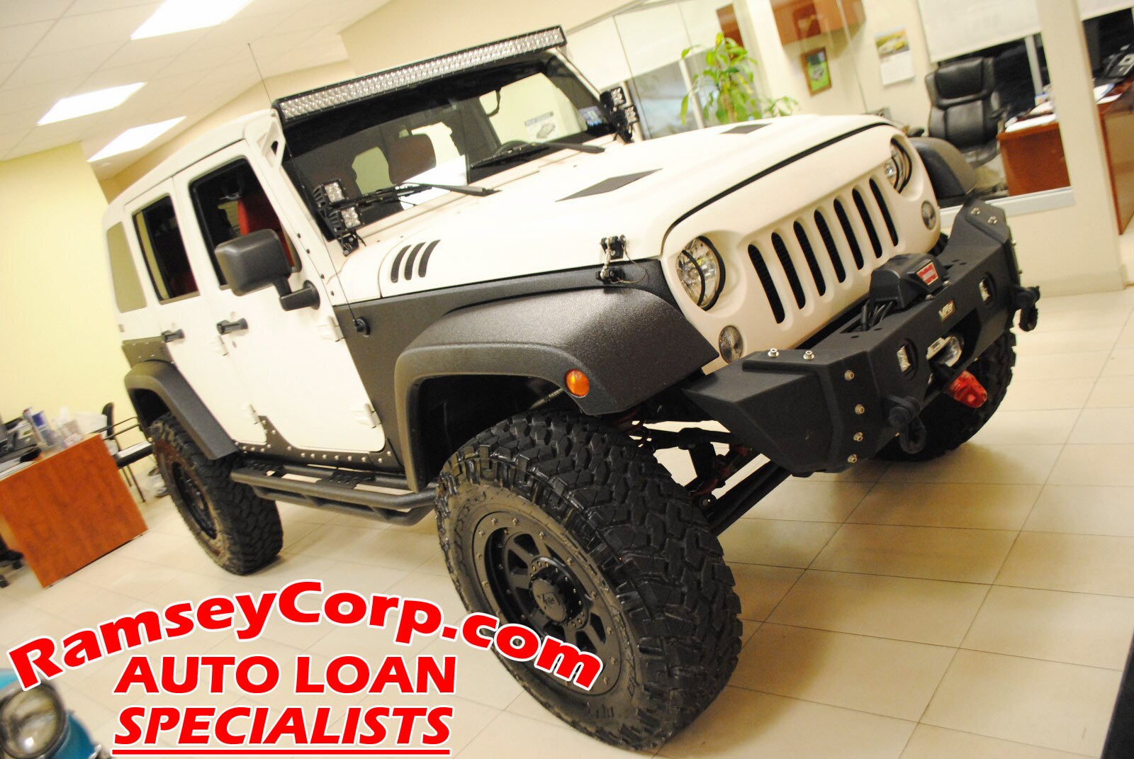 Used 2014 Jeep Wrangler Unlimited For Sale at Ramsey Corp. | VIN:  1C4HJWDG8EL132763