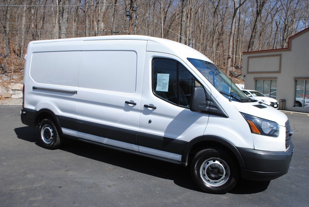 Certified 2017 Ford Transit-150 3.7 Van Medium Roof Cargo Van