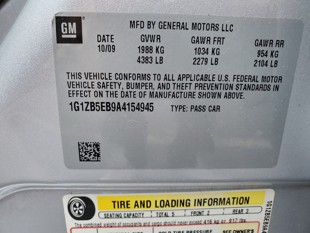 Used 2010 Chevrolet Malibu LS 2.4 Sedan