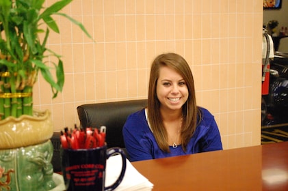 Staff member Megan Brigliadoro from ab14469e3e59