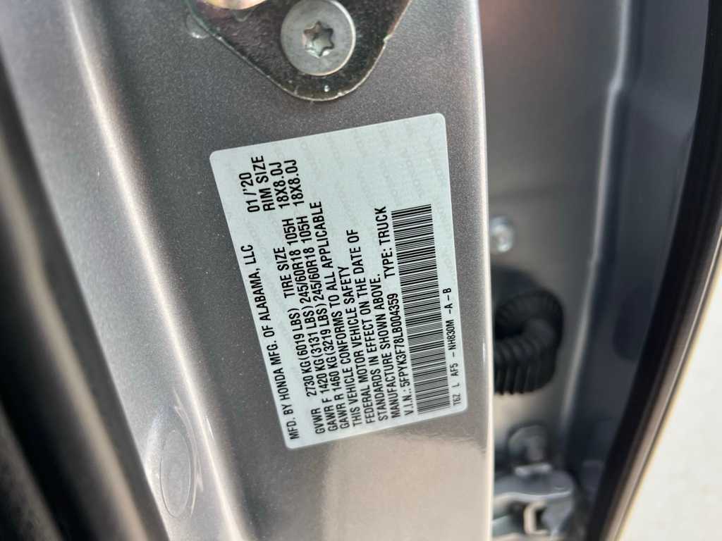 2020 Honda Ridgeline RTL-E 43
