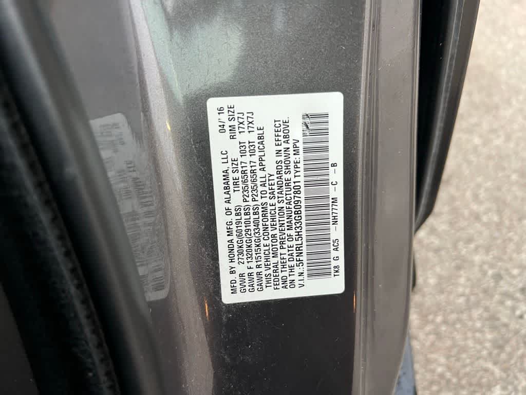 Thumbnail: 2016 Honda Odyssey - 33