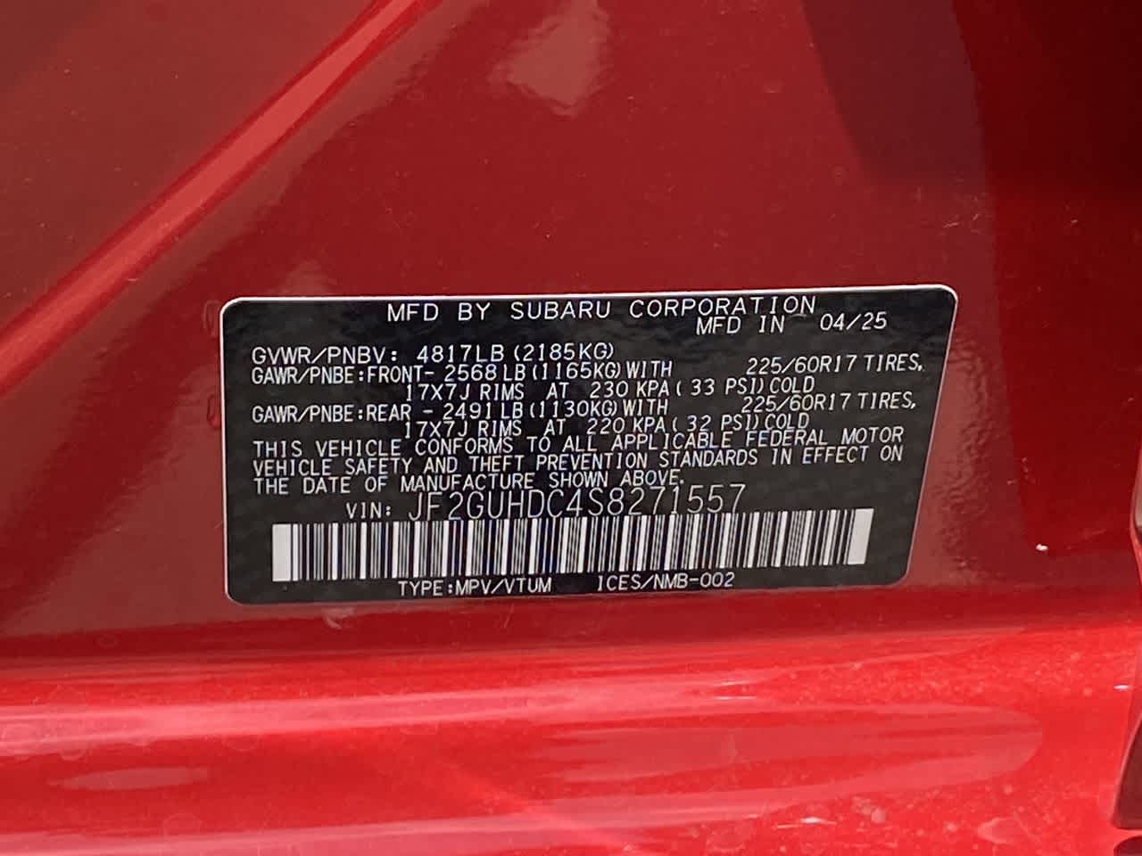 2025 Subaru Crosstrek Premium 34