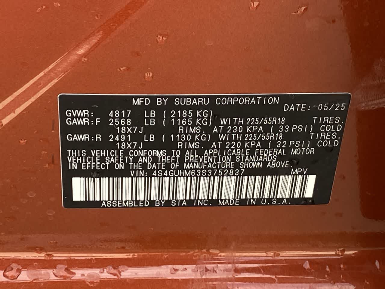 2025 Subaru Crosstrek Limited 35